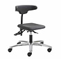 Cleanroom chair - castors - height 42/55 cm