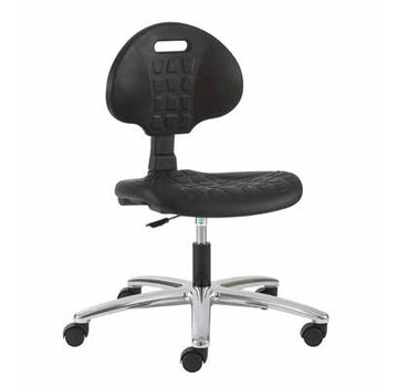 Throna Cleanroom chair - castors - height 42/55 cm