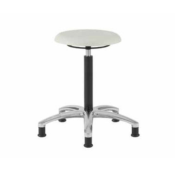 Throna Cleanroom stool - height 41/84 cm 100% polyethylene