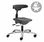 Cleanroom stoel - Intensief gebruik-  wielen - hoogte 42/55 cm