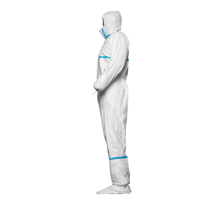 DuPont Tyvek 600 plus weiß mit integrierten Socken – CHA5
