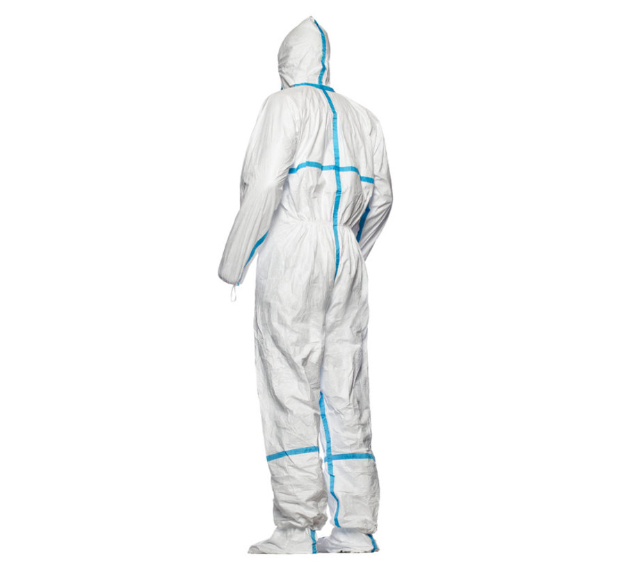 DuPont Tyvek 600 plus weiß mit integrierten Socken – CHA5