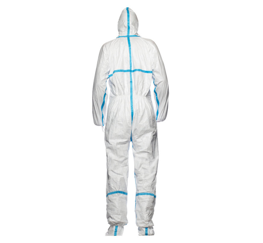 DuPont Tyvek 600 plus weiß mit integrierten Socken – CHA5