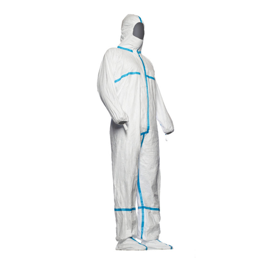 DuPont Tyvek 600 plus weiß mit integrierten Socken – CHA5