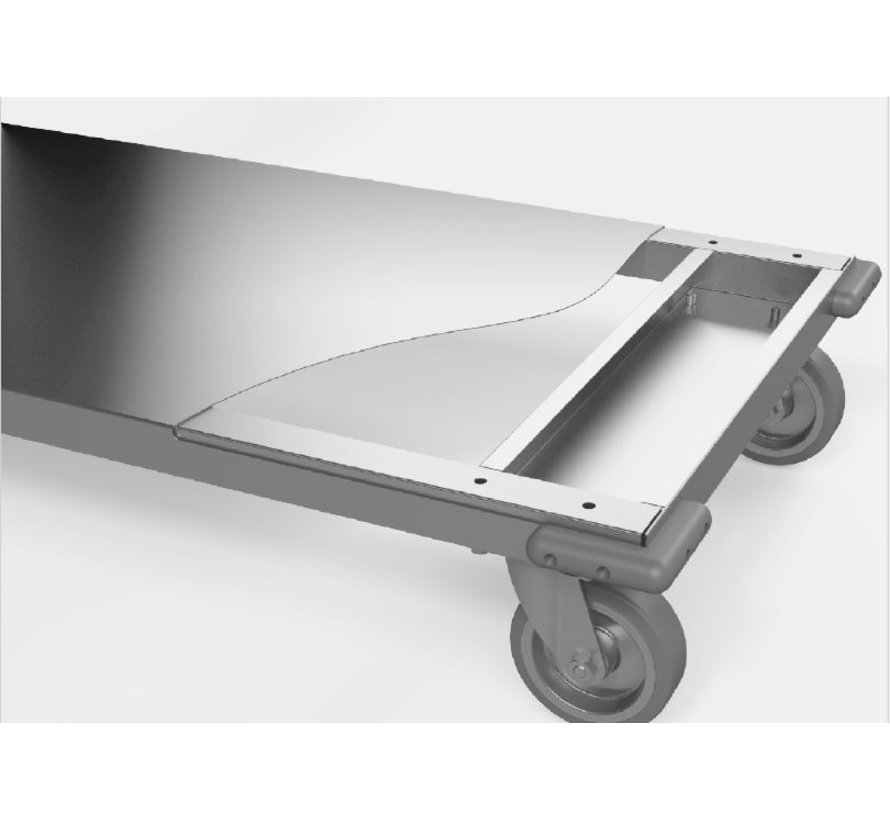 Edelstahl-Reinraum-Transportwagen max. 200 kg