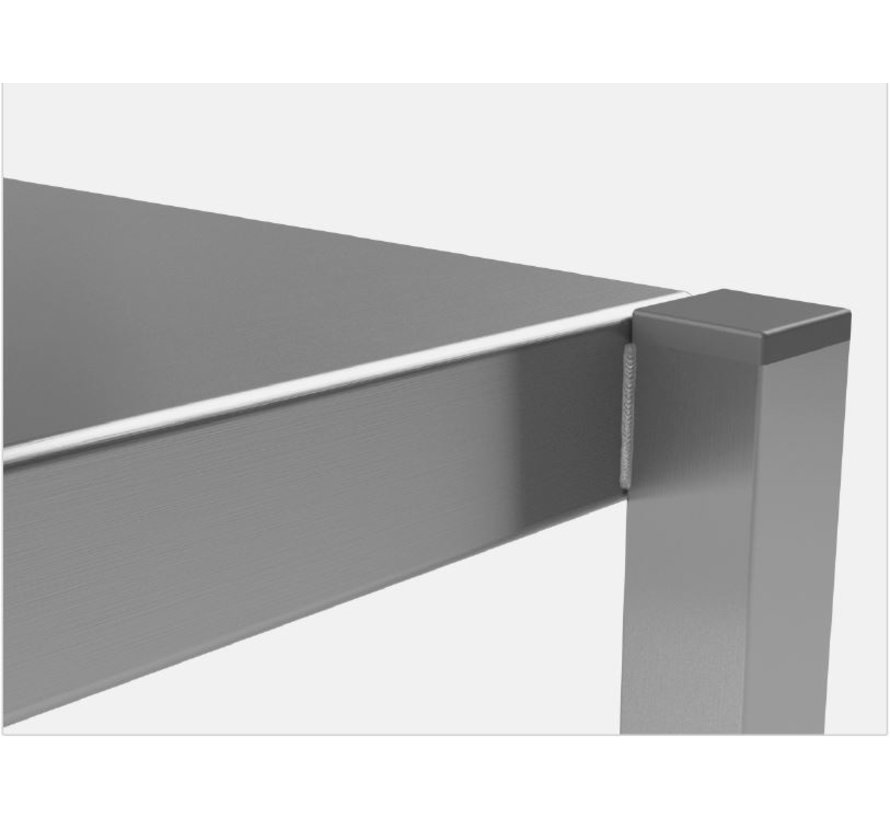 Stainless steel cleanroom rack