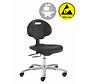 Cleanroom chair - ESD - intensive use - castors - height 43/56 cm