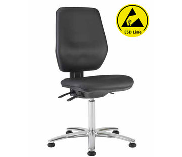 Throna Cleanroom chair - ESD - glides - height 50/85 cm