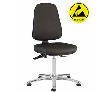 Throna Cleanroom chair - ESD - height 42/85 cm