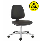 Throna Cleanroom chair - ESD - height 42/85 cm
