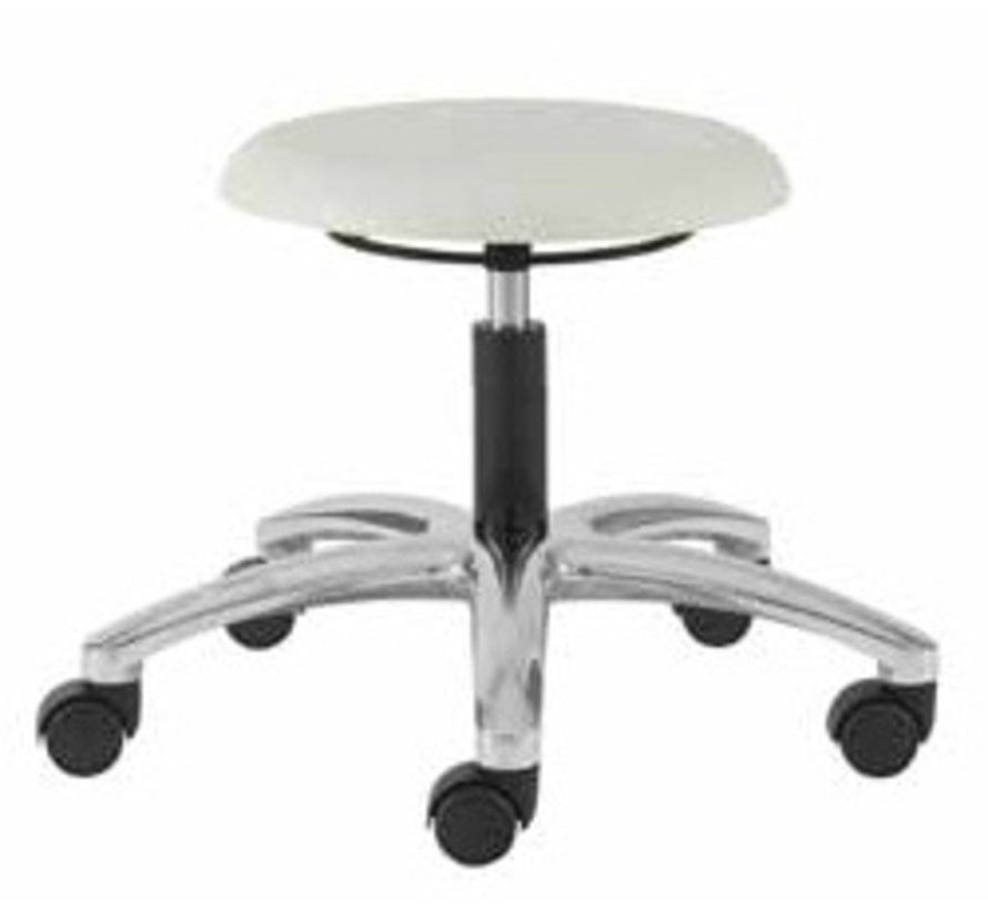 Cleanroom stool - height 41/84 cm 100% polyethylene