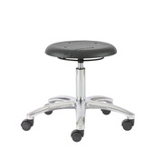 Throna Cleanroom stool - height 41/84 cm 100% polyethylene