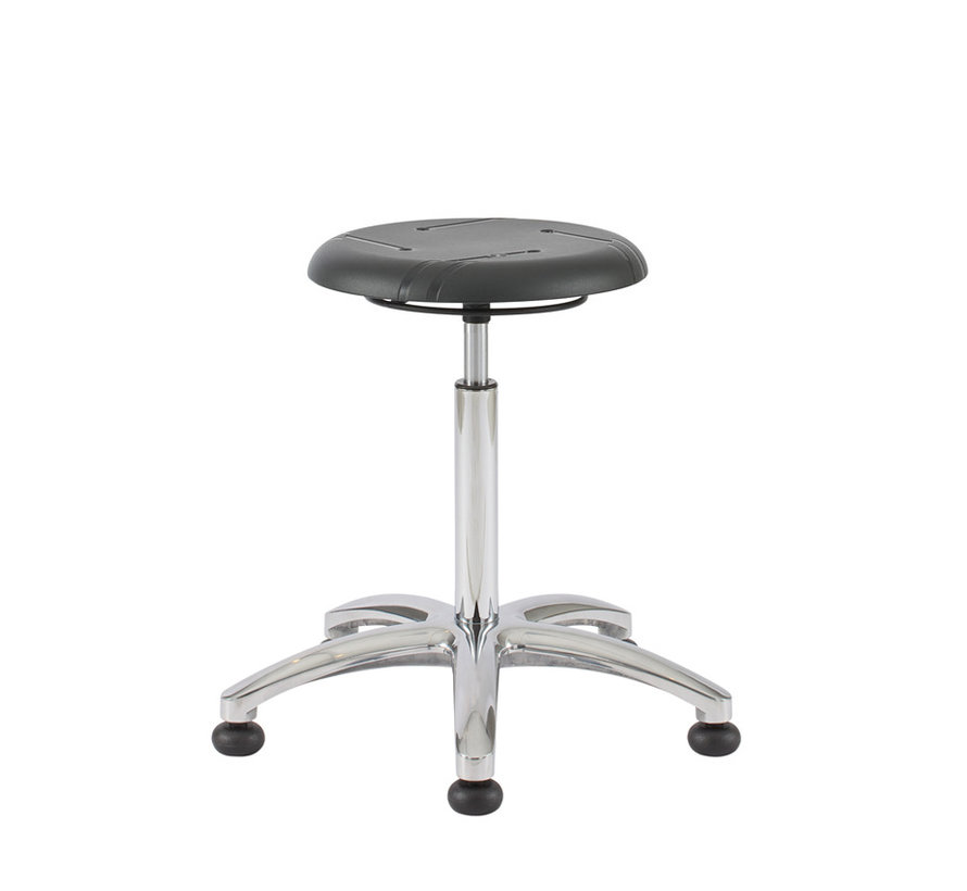 Cleanroom stool - height 41/84 cm 100% polyethylene