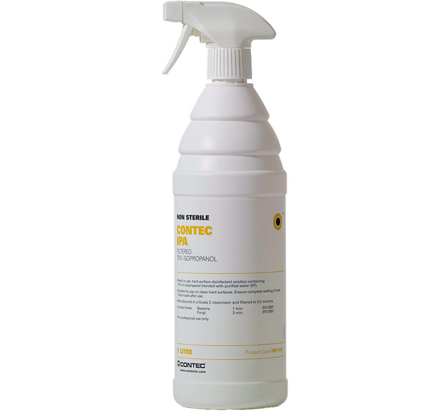 Contec FBT170I 70% Isopropanol and 30% DI water - 1 spray bottle