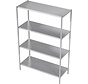 Stainless steel cleanroom rack