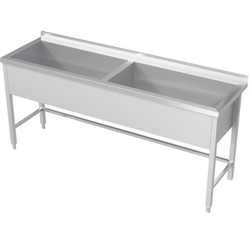 ProCleanroom Stainless steel 304 cleanroom double sink unit