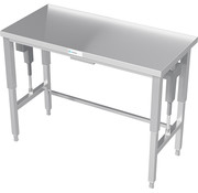 ProCleanroom Edelstahl-Werkbank elektrisch höhenverstellbar