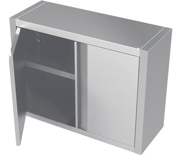 ProCleanroom Stainless steel low cleanroom cabinet with hinged doors