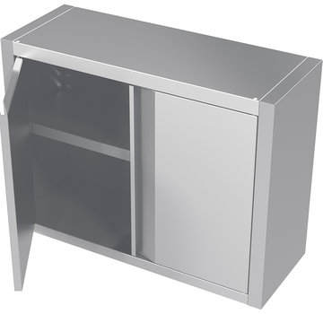 ProCleanroom Stainless steel low cleanroom cabinet with hinged doors