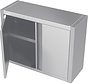 Stainless steel low cleanroom cabinet with hinged doors