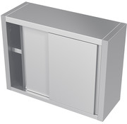 ProCleanroom Stainless steel low cleanroom cabinet with sliding doors