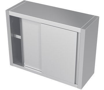 ProCleanroom Stainless steel low cleanroom cabinet with sliding doors