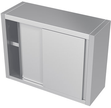 ProCleanroom Stainless steel low cleanroom cabinet with sliding doors