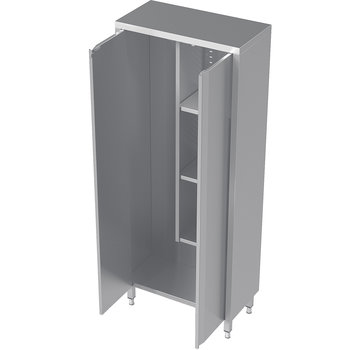 ProCleanroom Stainless steel 304 tall cleanroom cupboard for cleaning supplies
