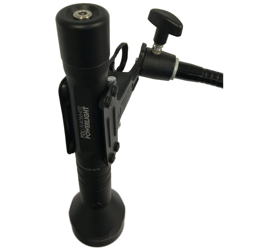 Flexible support arm for PDL powerlight