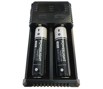 ProCleanroom Dubbele batterij oplader PDL-Powerlight