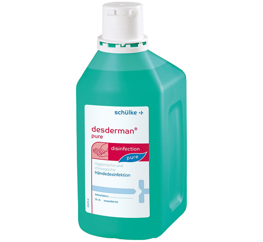 Desderman pure handdesinfectie alcohol 1000 ml