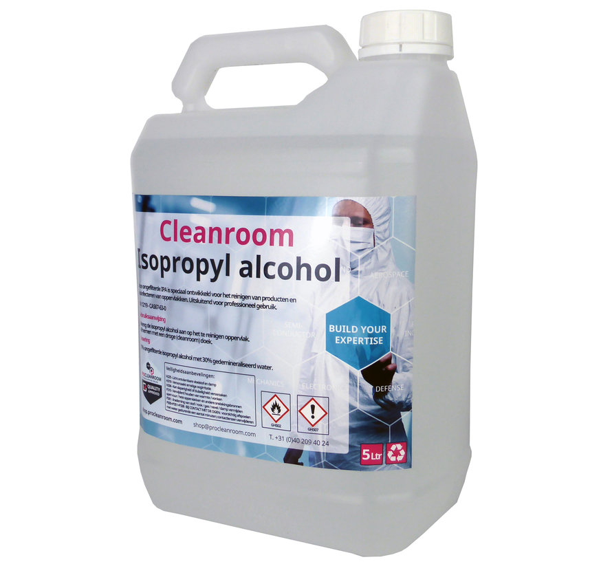 Reinraum 70 % Isopropylalkohol und 30 % DI-Wasser 5-Liter-Kanister