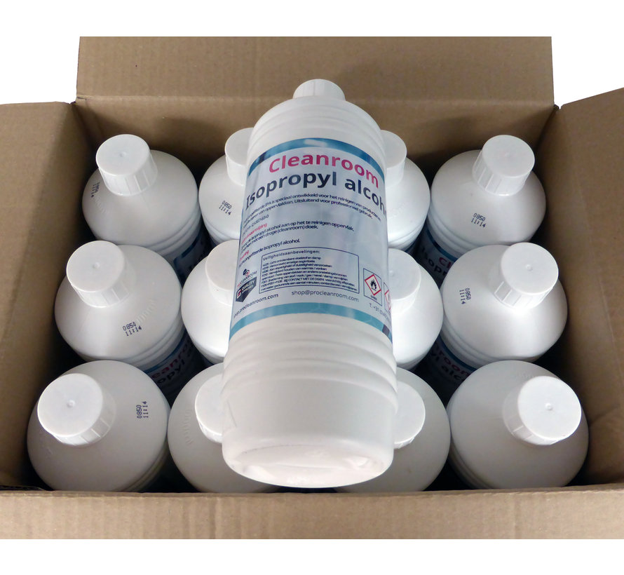 Isopropyl alcohol 99.9% IPA bottle 1L