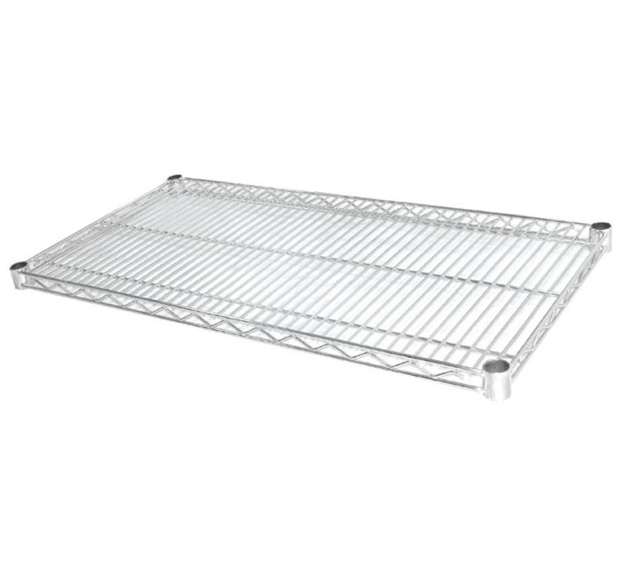 Cleanroom draadrek met 4 schappen 91,5 cm breed