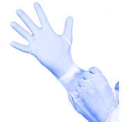 ProCleanroom Nitril handschoen 240mm Blauw