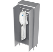 ProCleanroom Edelstahl-Reinraumschrank für Kleidung mit Drehtüren