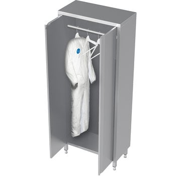 ProCleanroom RVS cleanroom kast voor kleding met draaideuren