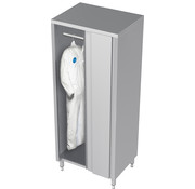 ProCleanroom Edelstahl-Reinraumschrank für Kleidung mit Schiebetüren