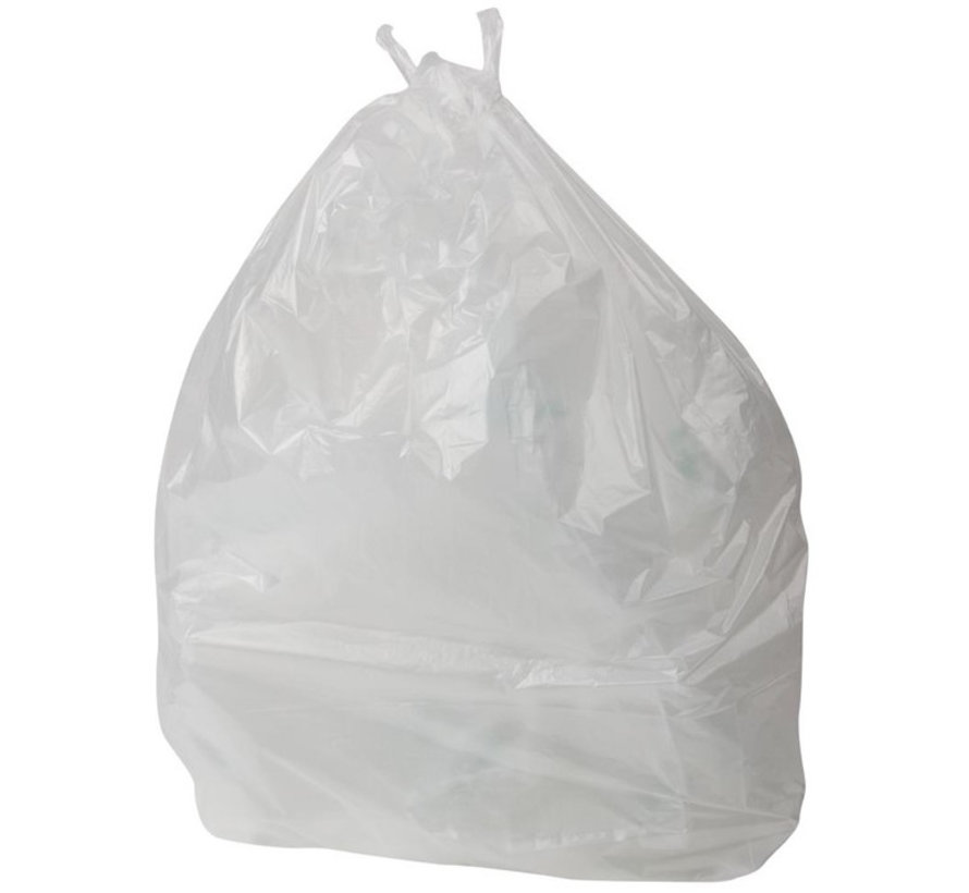 Jantex afvalzakken 50 Liter wit (1000 stuks)