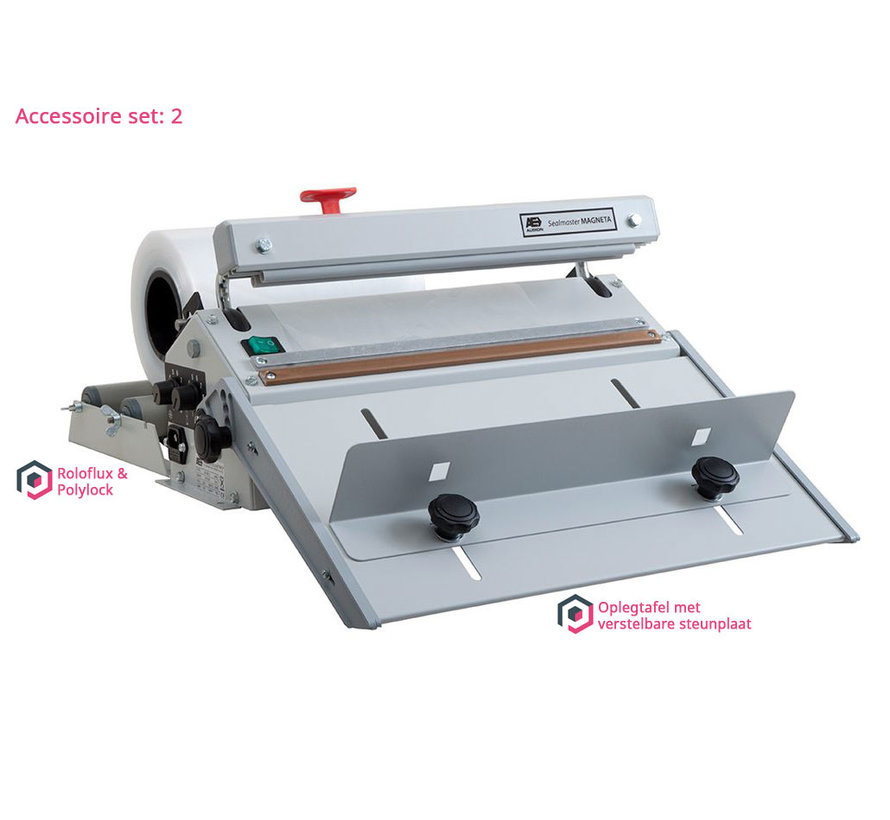 Cleanroom table sealer Audion Magneta Industrial MGMI impulse sealers