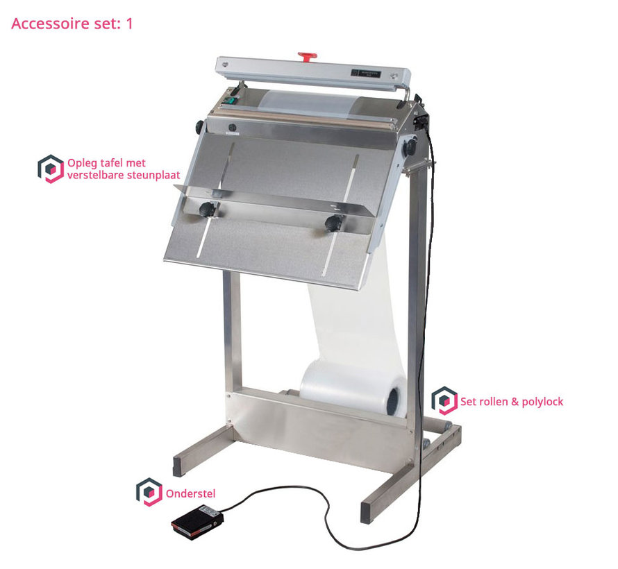 Cleanroom table sealer Audion Magneta Industrial MGMI impulse sealers