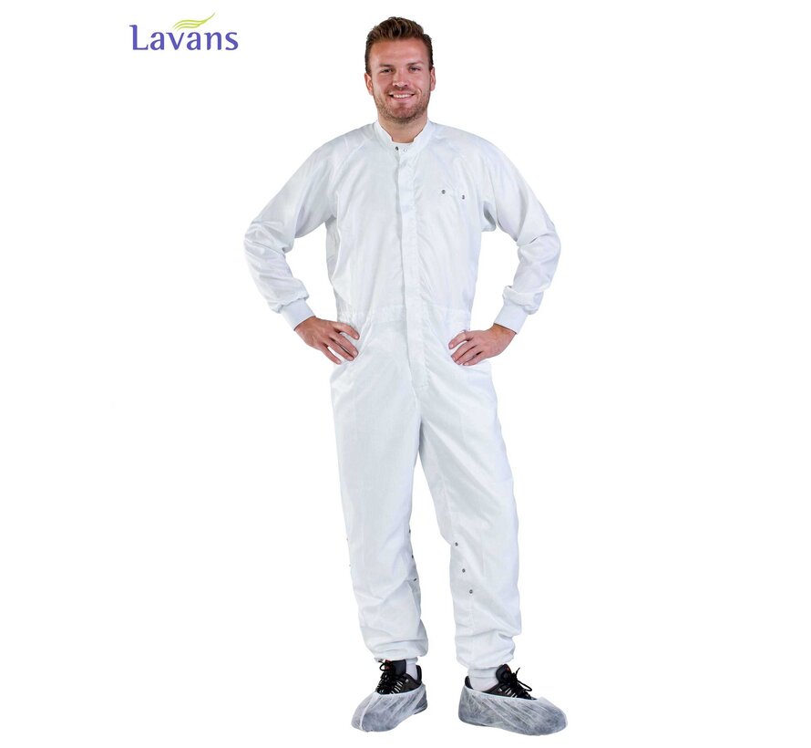 Wasbare cleanroom coveralls - Lavans