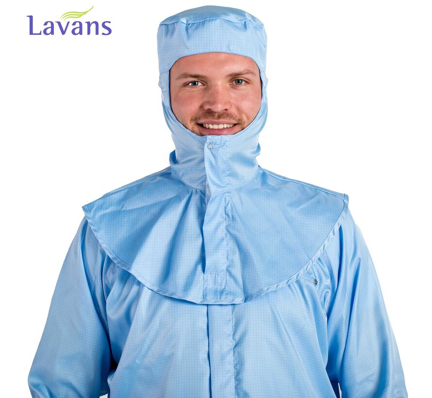 Wasbare cleanroom hoofdkap - Lavans