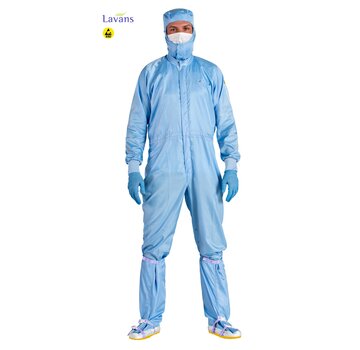 Lavans Washable ESD cleanroom coveralls