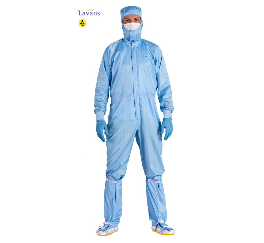 Washable ESD cleanroom coveralls – Lavans