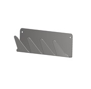 ProCleanroom Stainless steel wall coat rack with 4 hooks
