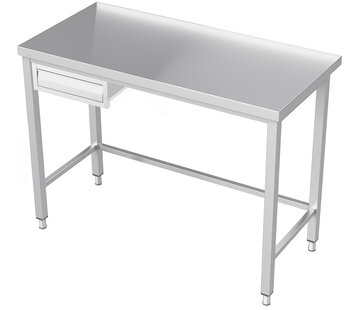 ProCleanroom Stainless steel cleanroom work table with drawers