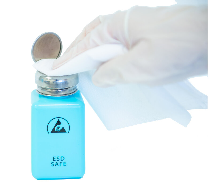 (ESD) Cleanroom dispensing bottle (dispenser) with pump 200ml