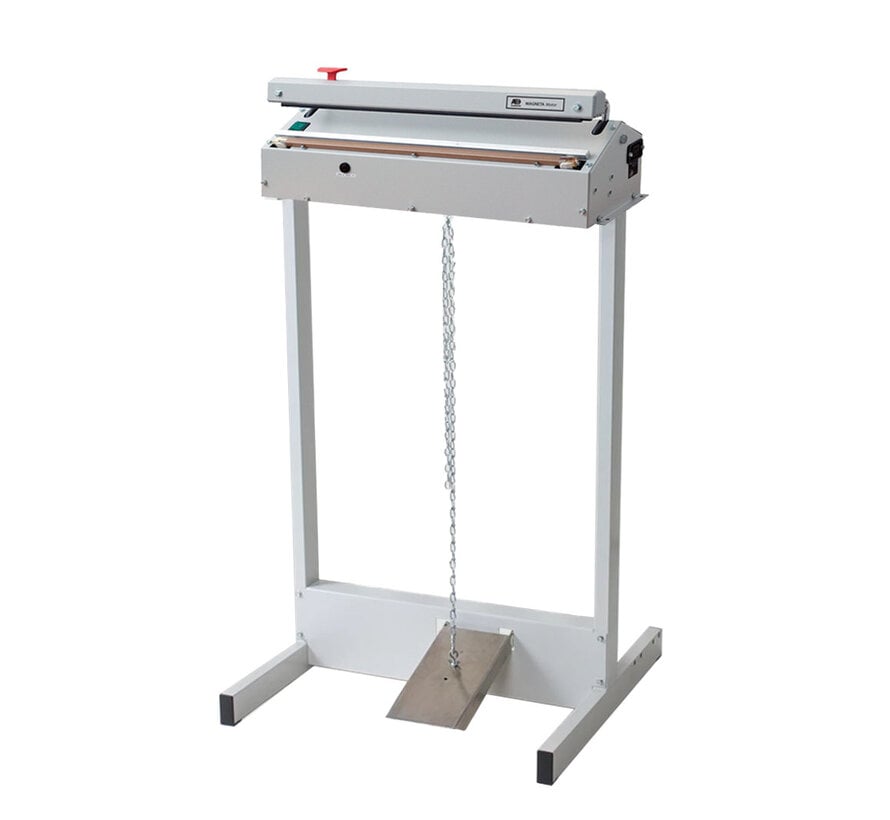 Stand for Magneta (Industrial) impulse sealers including foot pedal