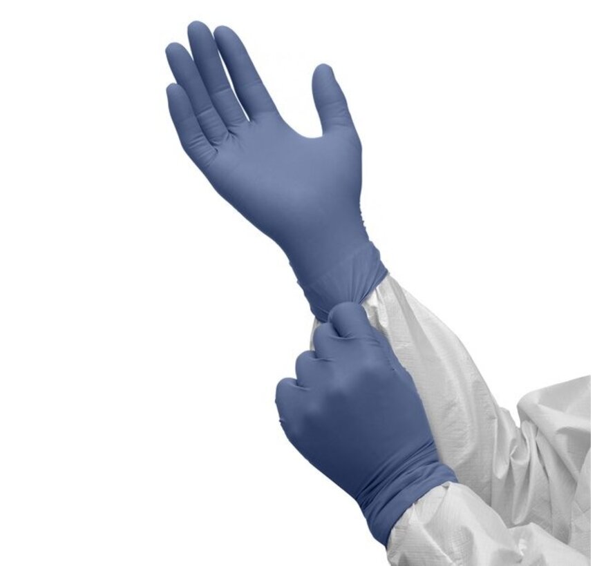 Kimtech Opal (Kimberly-Clark) cleanroom handschoenen 240mm Nitril  Donker blauw - 200 stuks